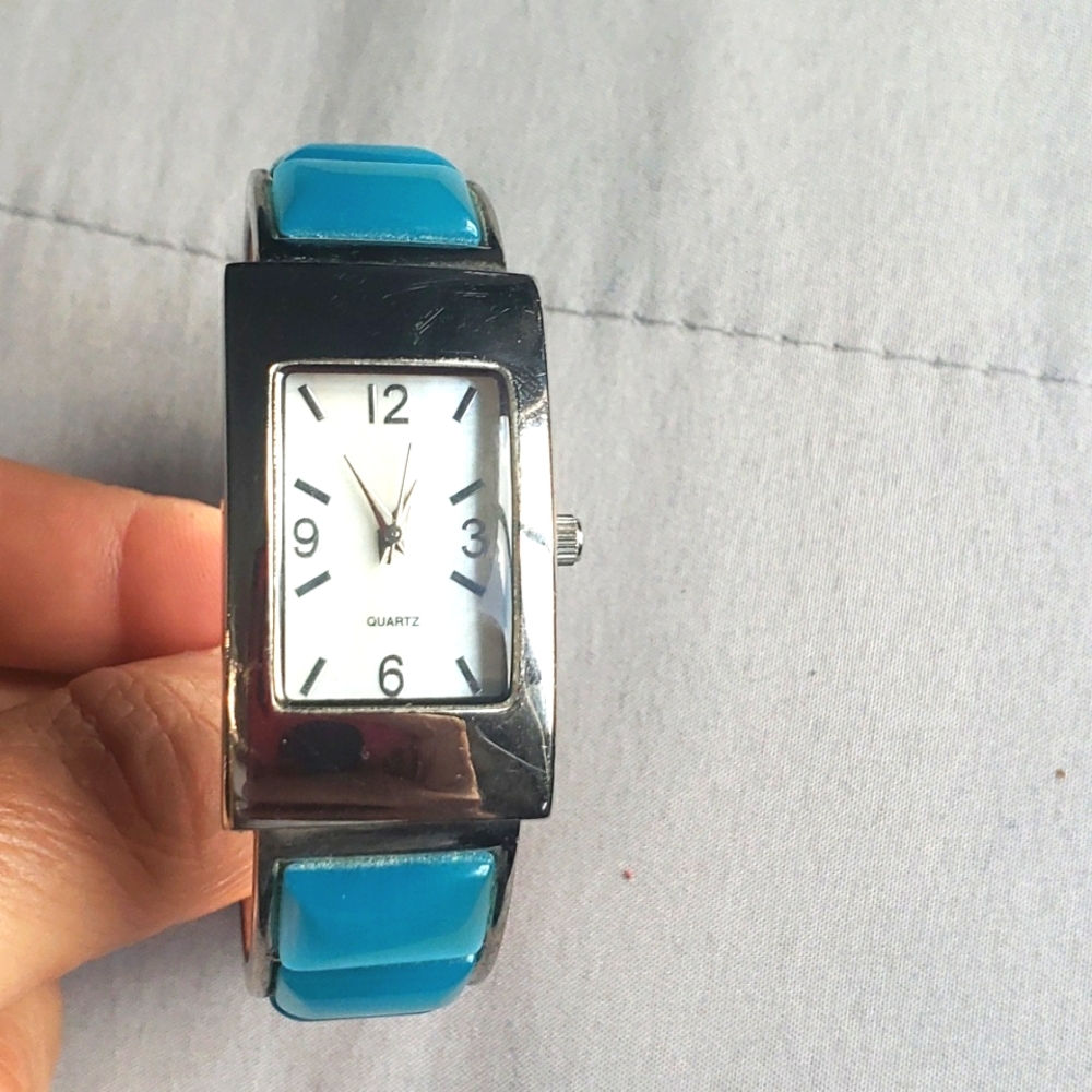 Vintage Mother of Pearl Cuff Watch